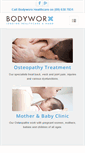 Mobile Screenshot of bodyworxhealthcare.co.nz